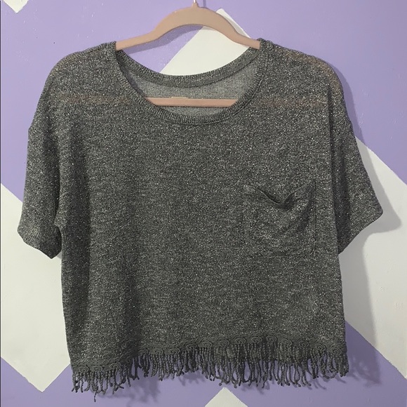 Hollister Tops - Hollister Silver Short Sleeve